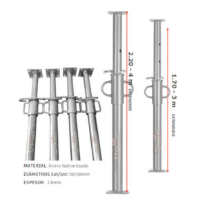 PUNTAL INTERIOR CON ASAS